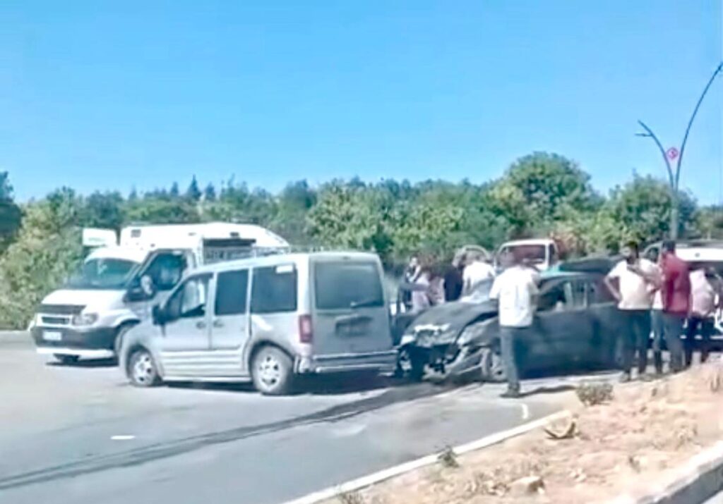 Malatya’da 4 aracın karıştığı kazada 9 kişi yaralandı
