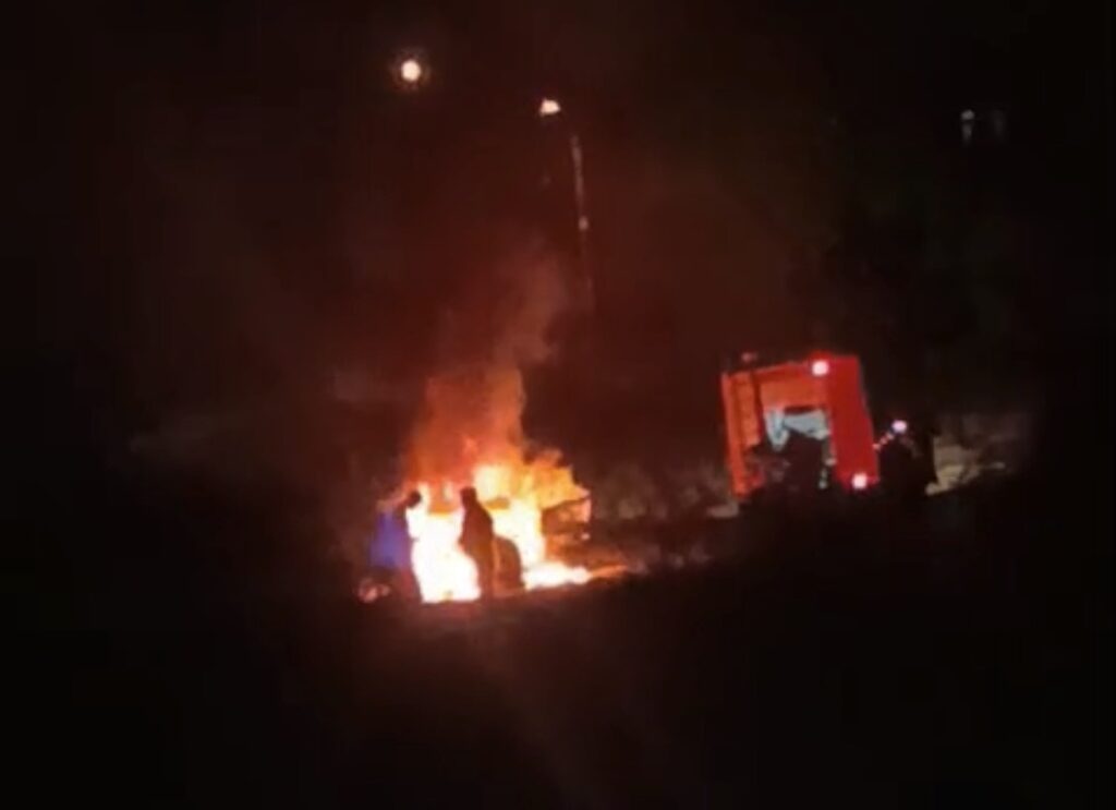 Kaynarca Mahallesinde Park Halindeki Araç Alevlere Teslim Oldu