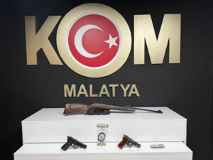 Malatya’da Kaçak Silah Operasyonu: 2 Gözaltı