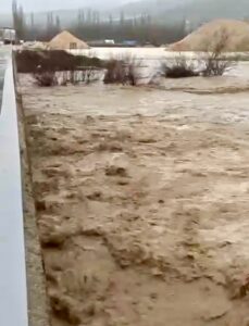 Malatya’da Yağış Dereleri Taşma Noktasına Getirdi