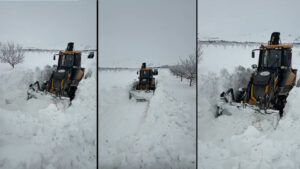 Darende’de Karla Mücadele Aralıksız Sürüyor