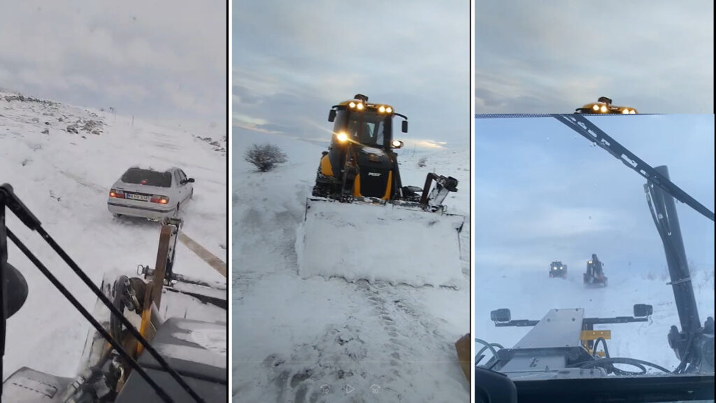 Darende’de Kar Ve Tipi Hayatı Olumsuz Etkiledi, Mahsur Kalan Araç Kurtarıldı