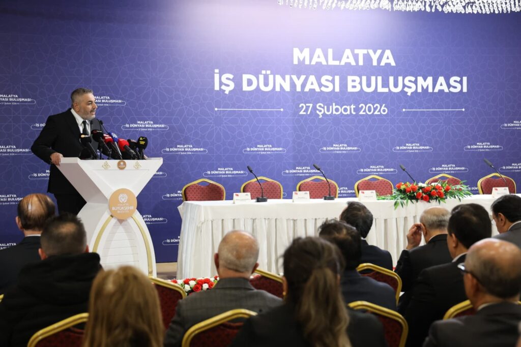 Malatya İş Dünyası Buluşmasında Başkan Sadıkoğlu, Esnaf ve Sanayicinin Taleplerini Cumhurbaşkanı Yardımcısına İletti