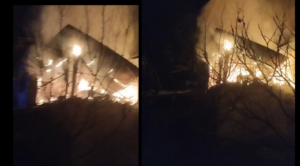 Darende’de Gece Yangını Korkuttu