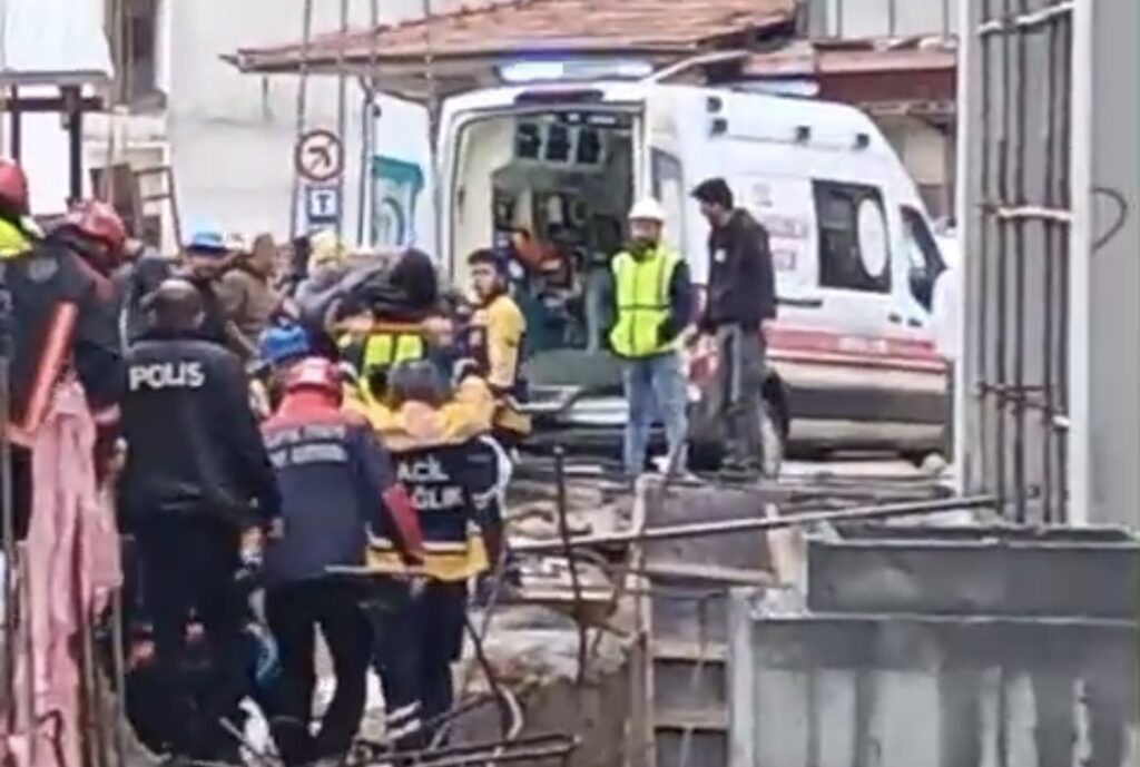 Malatya’da İnşaatta Yüksekten Düşen İşçi Yaralandı