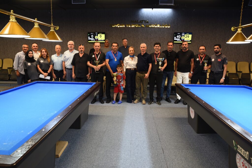 3. Bant Bilardo Şampiyonası Tamamlandı