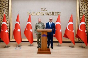 2’nci Ordu Komutanı Korgeneral Yaralı’dan Vali Yavuz’a İlk Ziyaret