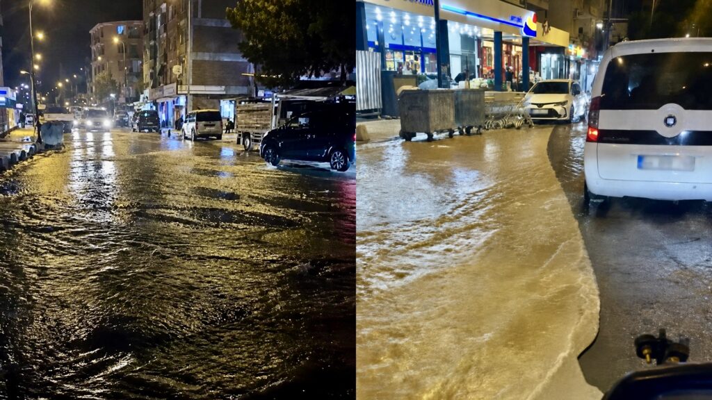 Sarıcıoğlu Caddesi Göle Döndü