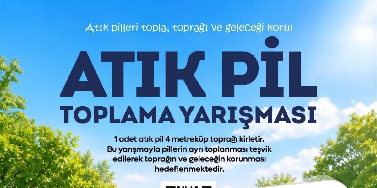 Yeşilyurt’ta Atık Pil Toplama Yarışması başlıyor! Okullara Topladıkları Pillere Göre Hediye