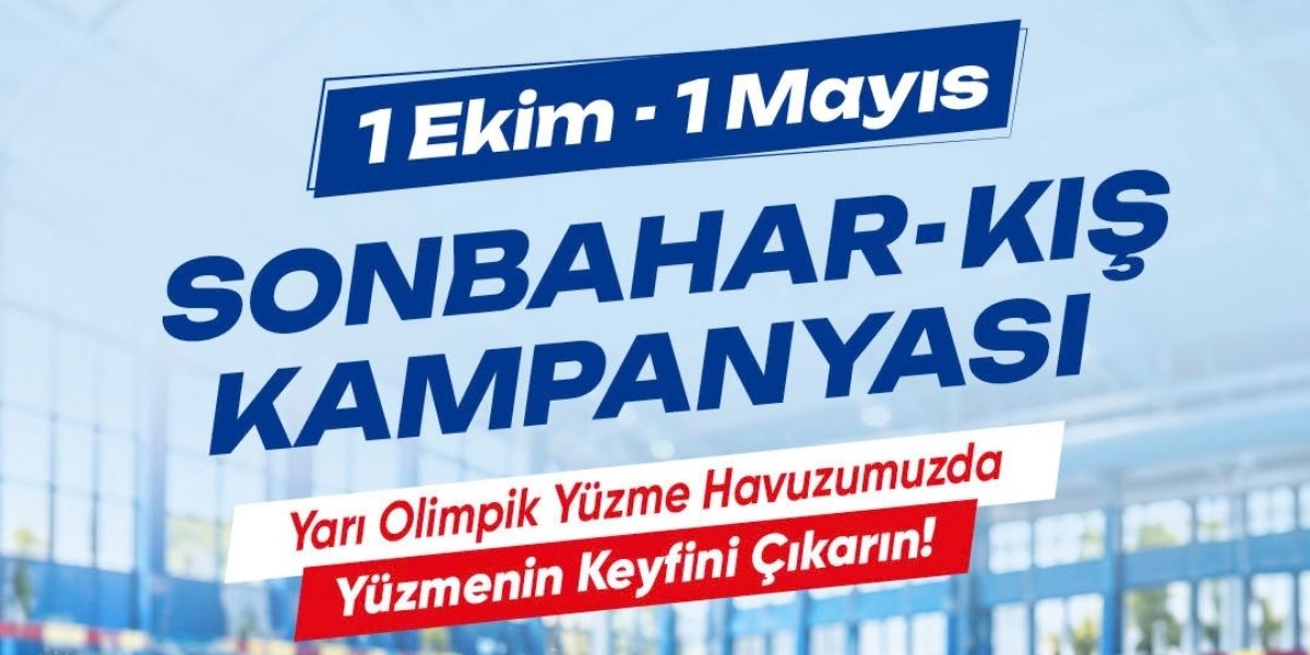 Yeşilyurt Belediyesi’nden Sonbahar-Kış Kampanyası: Yüzme Havuzu 1 Ekim’de Başlıyor