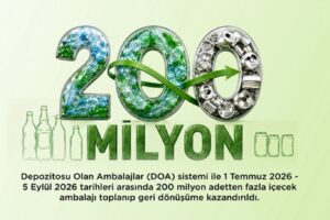 Depozito Sisteminde 205 Milyon Ambalaj Toplandı