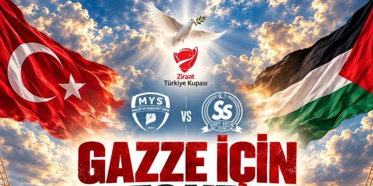 Malatya’da Anlamlı Karşılaşma: Filistin İçin Tribünlerde Tek Yürek