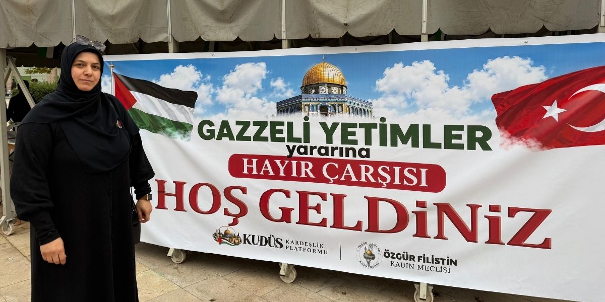 Malatya’da Gazze’deki Yetim Çocuklar Yararına Hayır Çarşısı