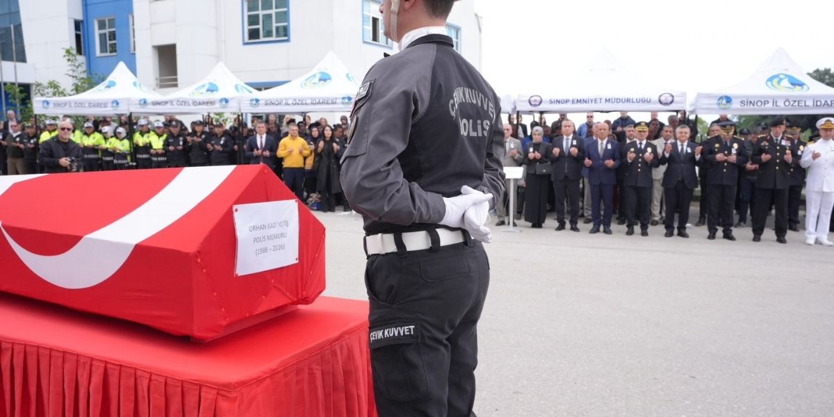 Sinop’ta Hayatını Kaybeden Malatyalı Polis Orhan Gazi Yetiş, Son Yolculuğuna Uğurlanıyor