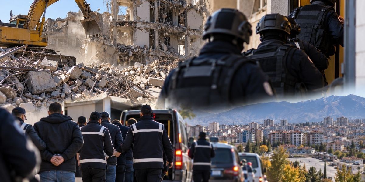 Malatya Merkezli 7 İlde Deprem Yıkımları Operasyonu: 26 Şüpheli Yakalandı