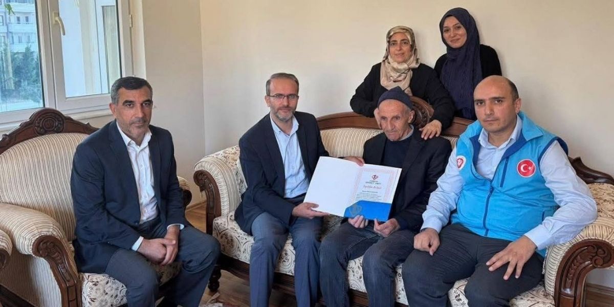 Malatya’da Hayırsever Mehmet Malçok’tan Örnek Bağış: Dairesini Kur’an Kursuna Verdi