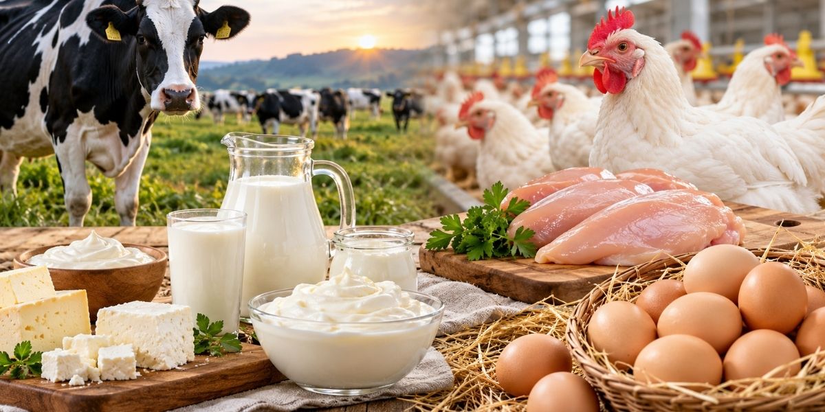 TÜİK Açıkladı: Süt, Tavuk Eti ve Yumurta Üretiminde Artış