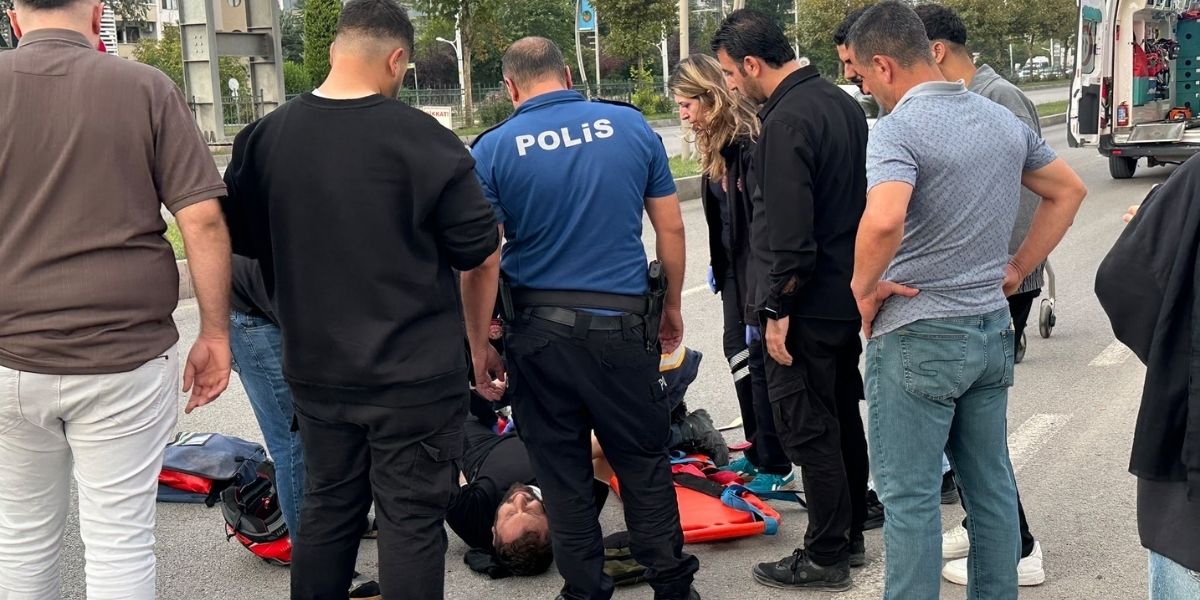 Malatya’da otomobil motosiklete çarptı: Motosiklet 30 metre sürüklendi